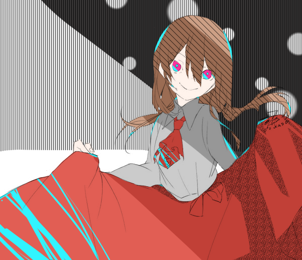 線画を借りて塗ってみた