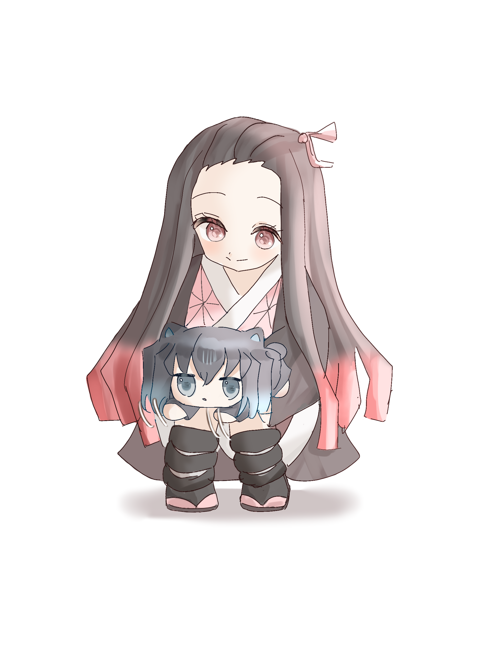 猫のしっぽ 時透無一郎 10月末迄 鬼滅の刃 無一郎おやすみ 描いてみた 👩🏻‍🦰 時透無一郎 ときと