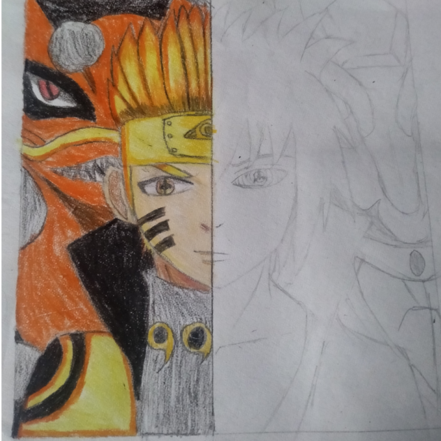 naruto sasuke 50% - ibisPaint