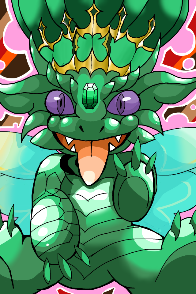 キングエメラルドドラゴン Ibispaint キングエメラルドドラゴン Ibispaint