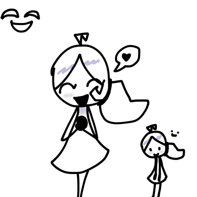 I might draw myself like this. MAYBE.