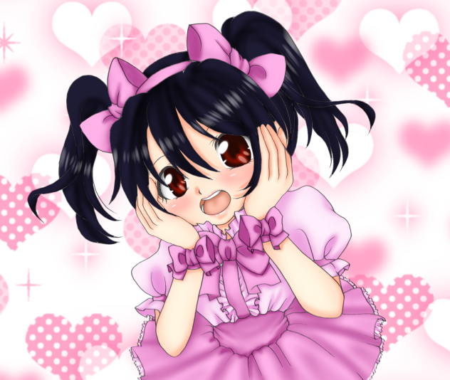 にこちゃん描いてみました(っ ॑꒳ ॑c)