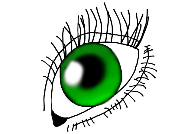 Green eye