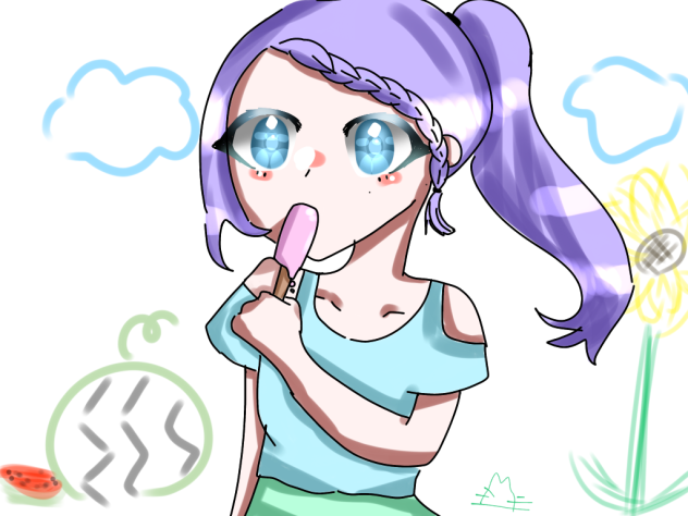 夏だ！アイスだ！ひまわりだ！