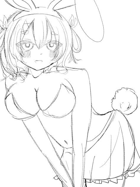 バニーの日！ラフ