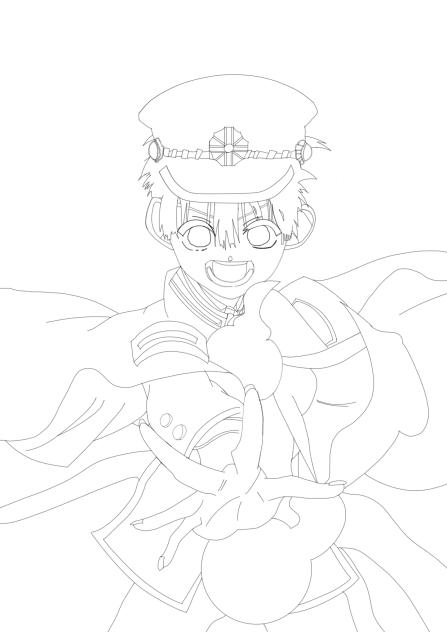 地縛少年花子くん_塗り絵