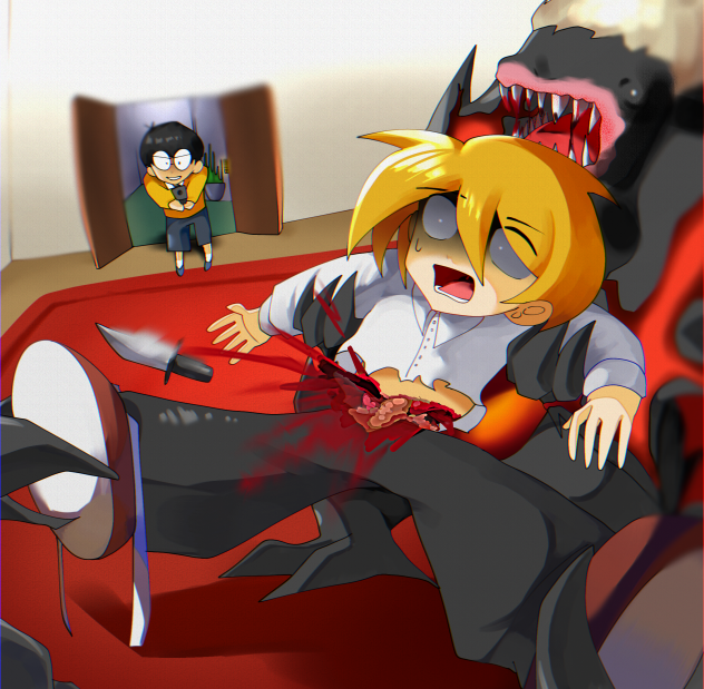 早く逃げろ！