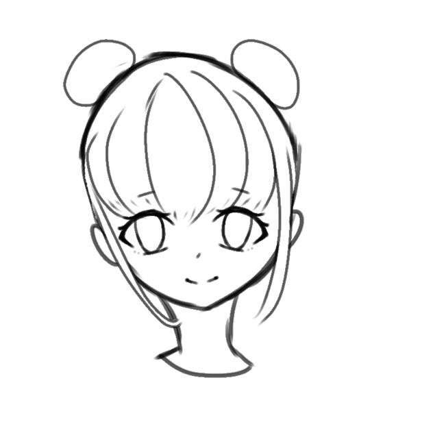 How to draw an anime head!