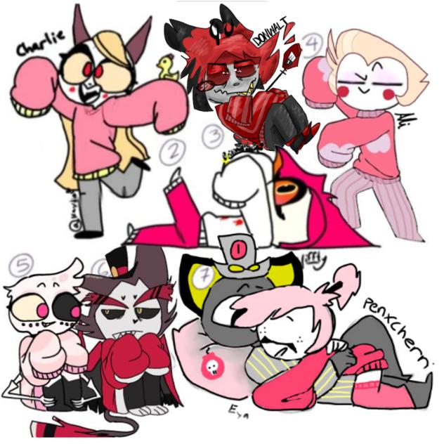 HAZBIN COLLAB FINISHED - ibisPaint