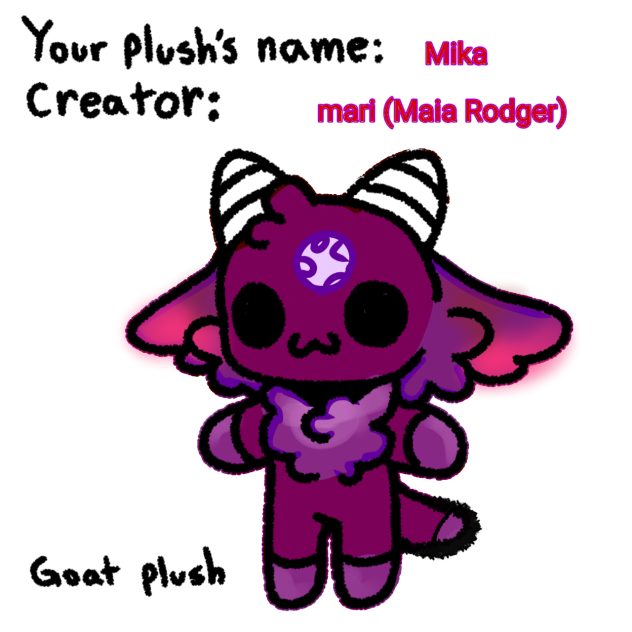goat plushiee