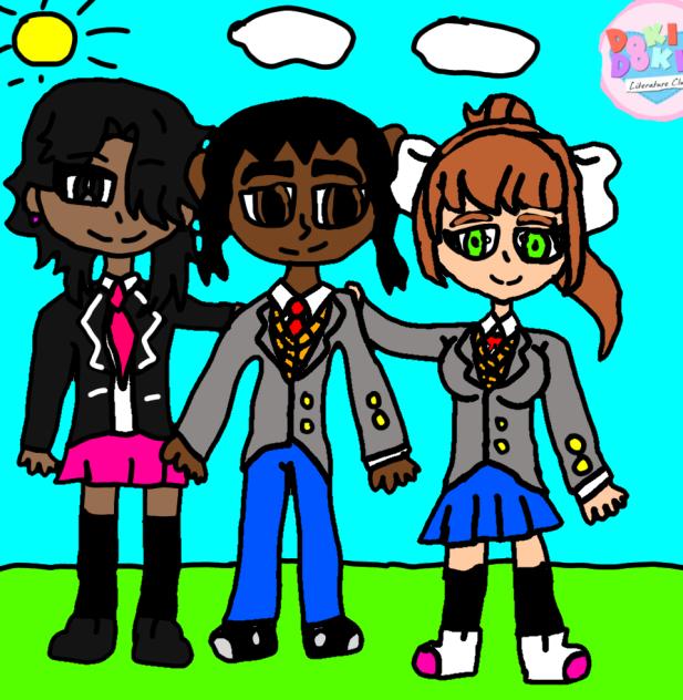 this is me fan made art me join ddlc