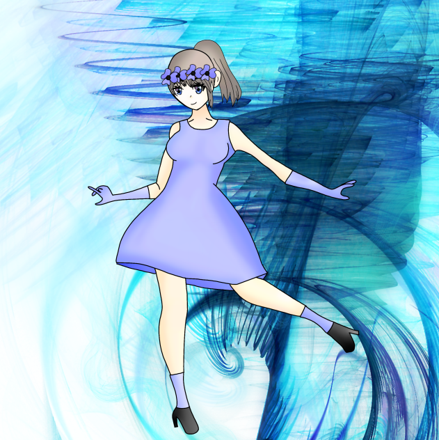 dancing girl - ibisPaint
