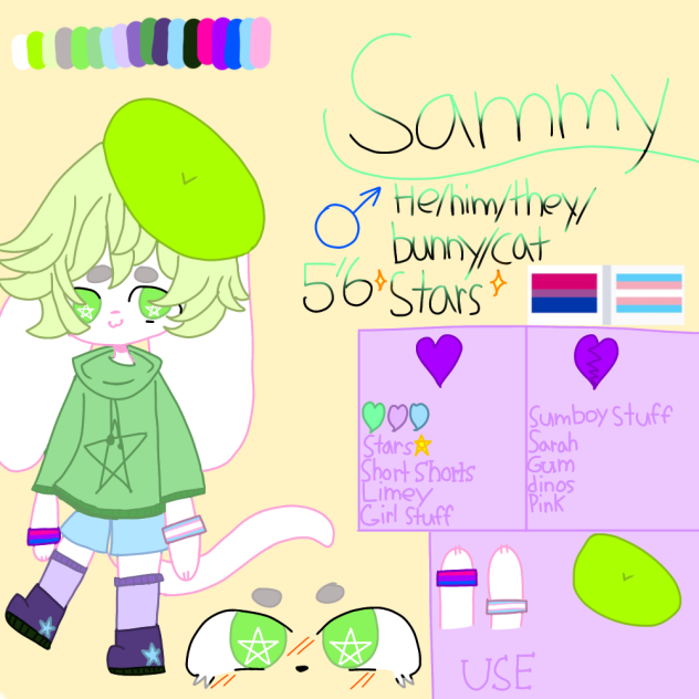 Sammy’s ref sheet