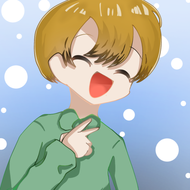 左手で描いた男の子