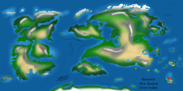 Sawintir (Ever-realm) Map w txt