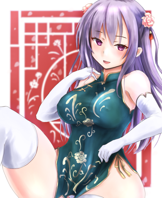 ミニチャイナ服娘