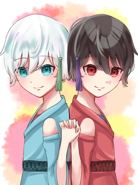 白と黒