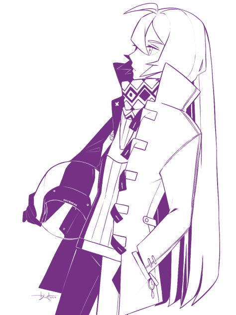 オリキャラ１４（塗り絵）