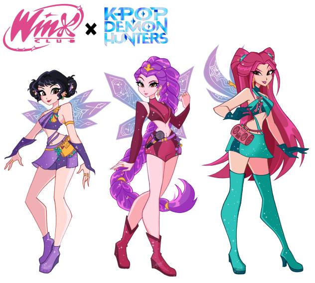 KPOP Demon Hunters X Winx Club