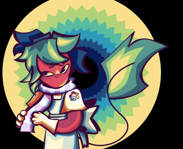 Silly drawing of sprout