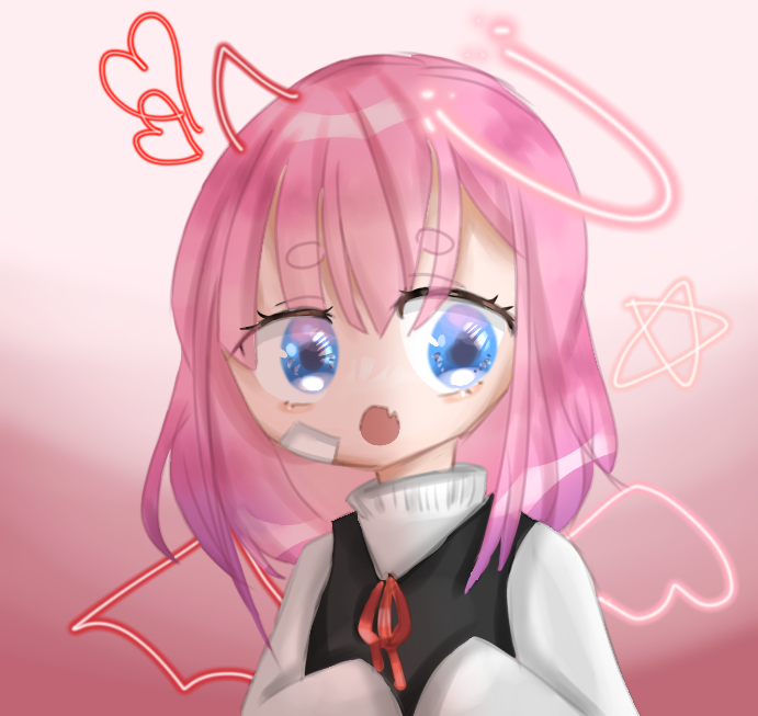 Angel and devil - ibisPaint