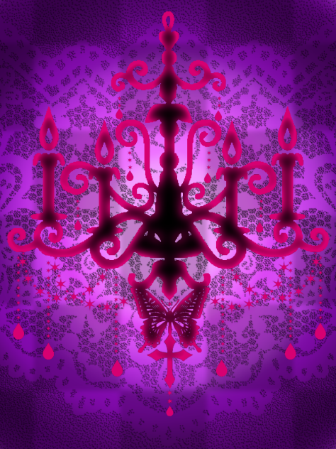 背景 シャンデリア