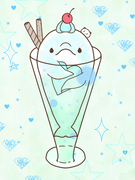 ソーダとイルカ🐬
