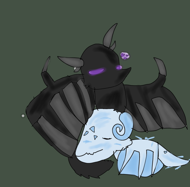 Shadow dragon x frost dragon