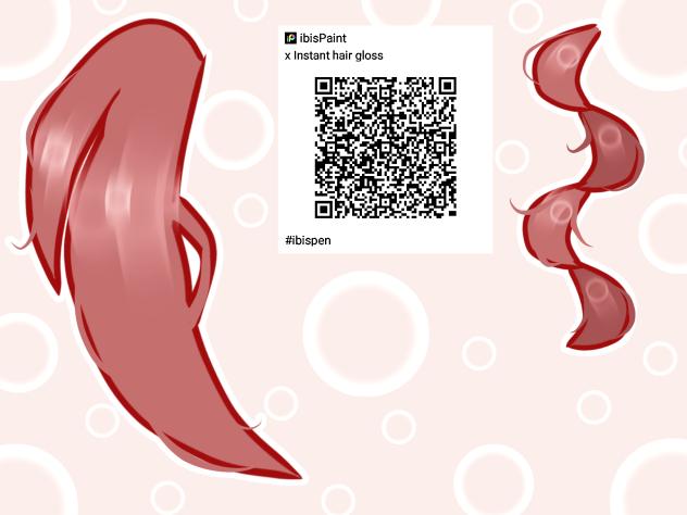 Realistic hair gloss brush.