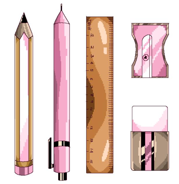 Art material pixel