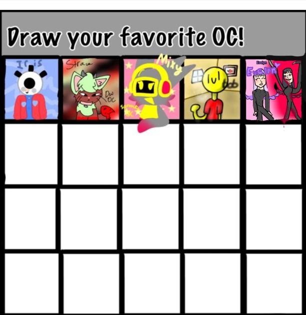 clab draw your fav oc