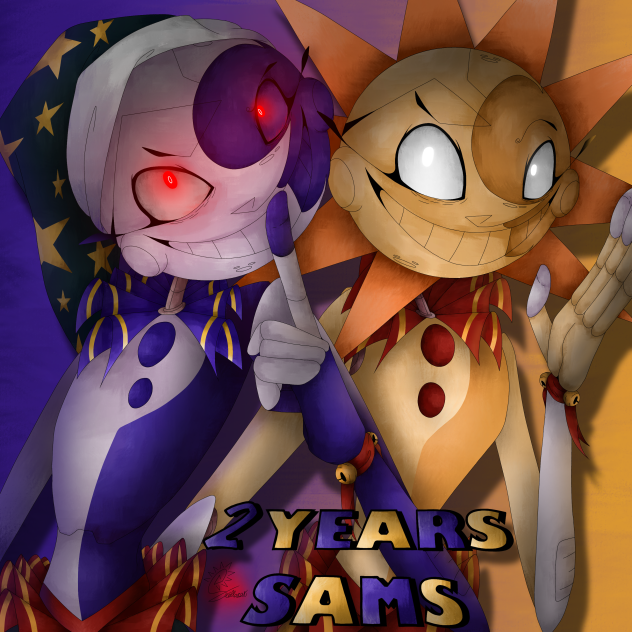 Sun and Moon Show 2 years - ibisPaint