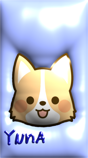 3Dぷっくり壁紙作ってみた！