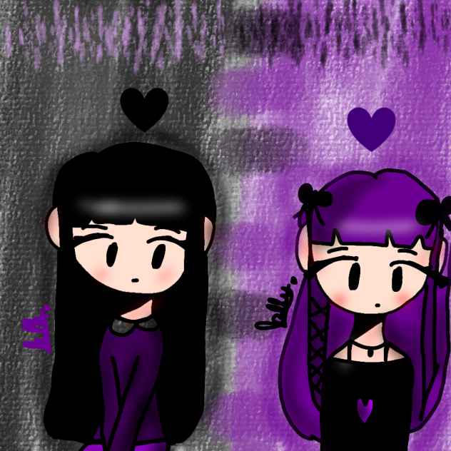 Black and Purple🖤💜