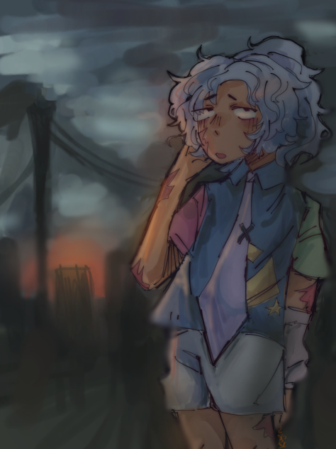 its dark outside