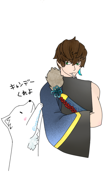 レイガと子カムイ
