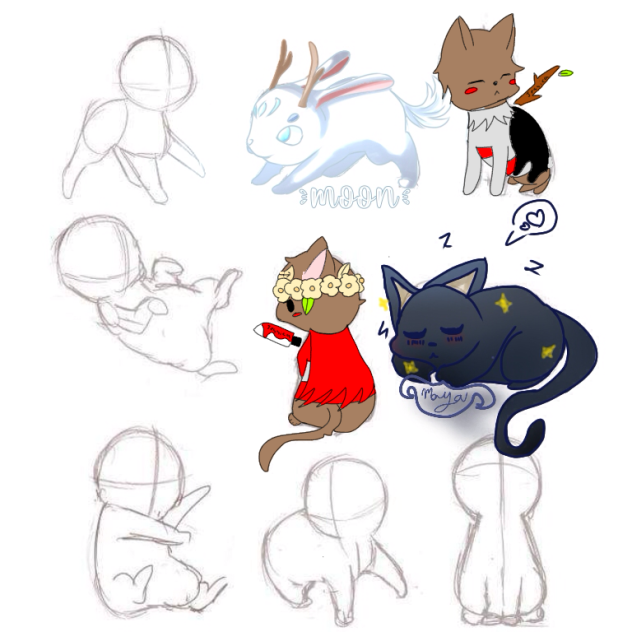 Cat linked Clara and Frisk!