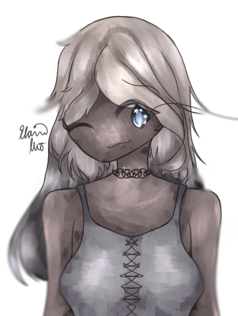 A Girl with a Tank Top