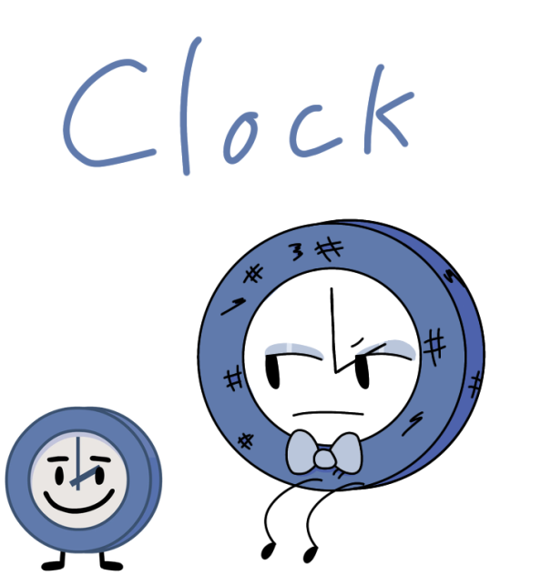 Clock redesign - ibisPaint