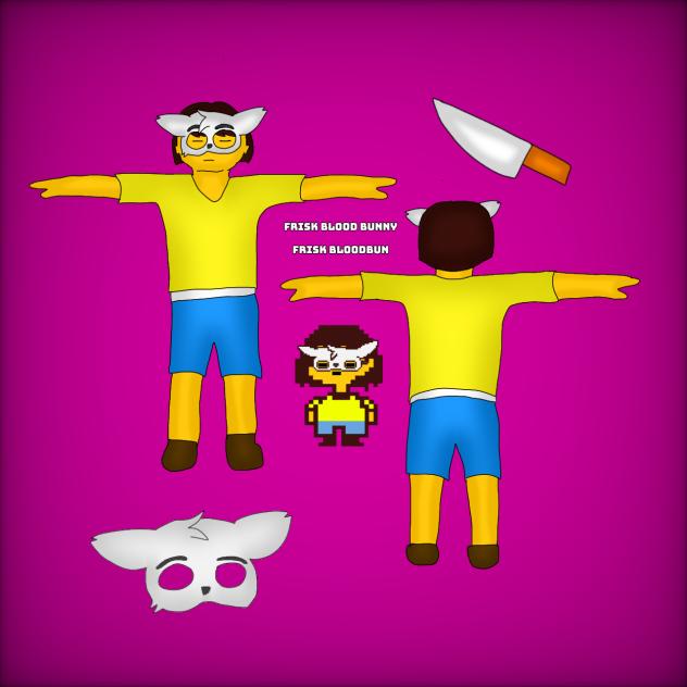 Frisk Blood Bunny Undertale Oc