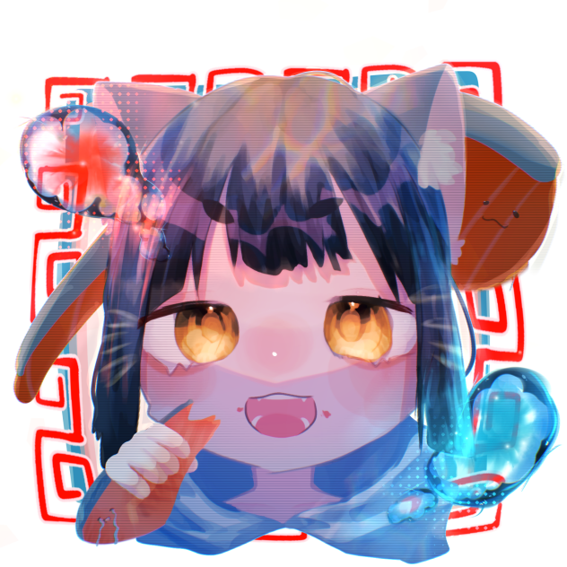 のぞいてる