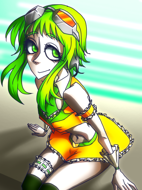 GUMIちゃん【自分で塗った】