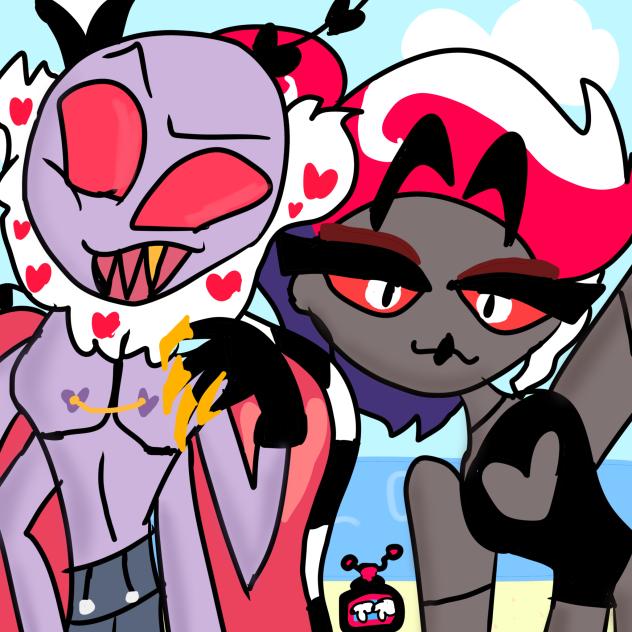 The Vees at the beach