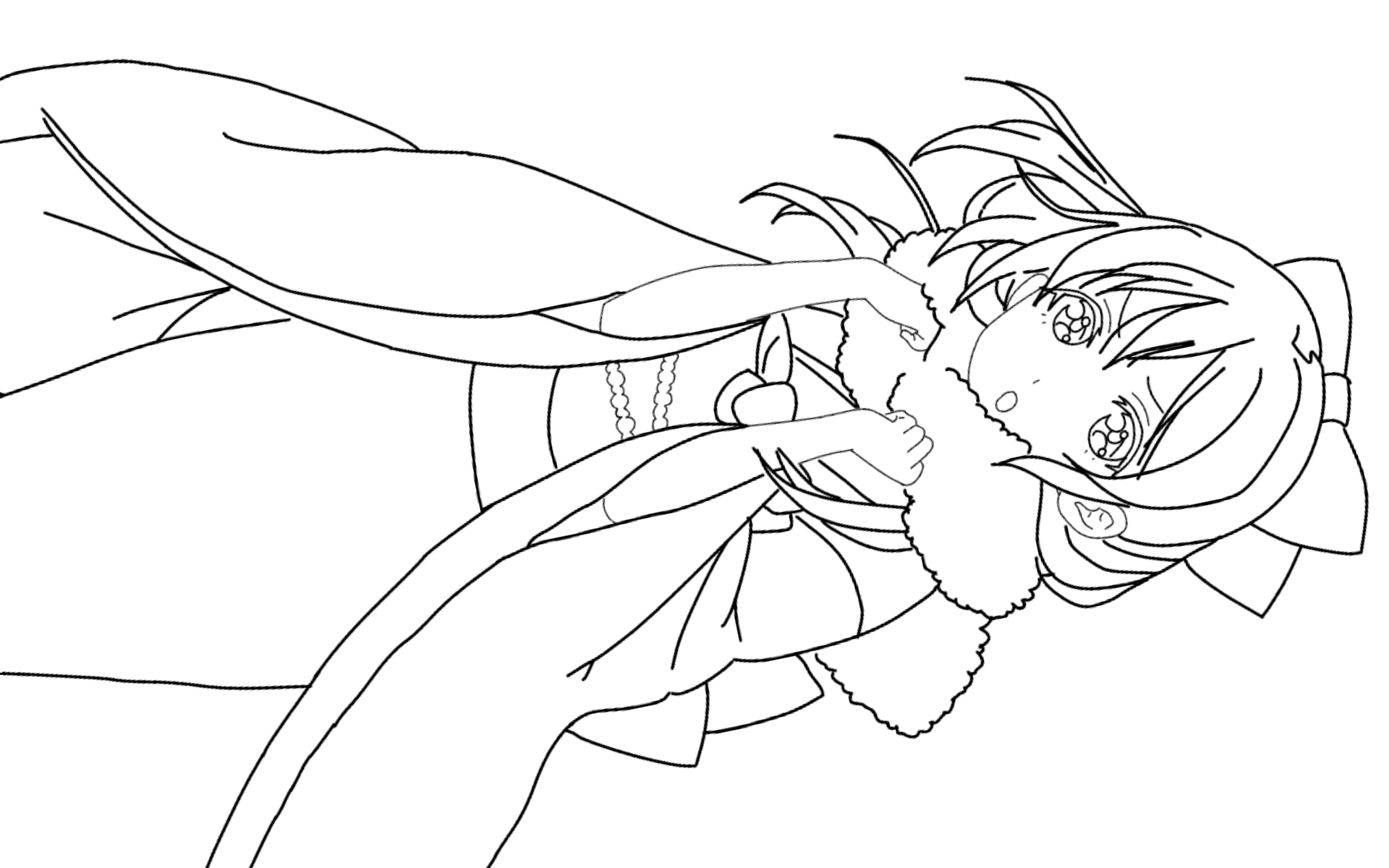 にこにー【線画☆】 - ibisPaint