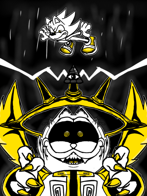 godfield vs sonic - ibisPaint