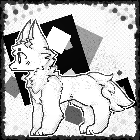 wolf ★test draw animal 4 leg★