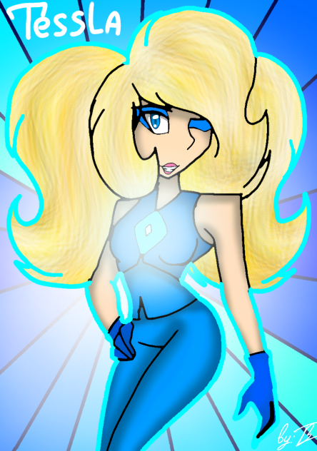 SpeedPaint. Tessla (version 2)