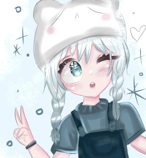 Art trade with Huda Gyomei 💕💕💕💕