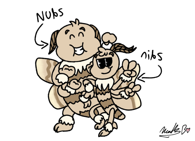 my gypsy moth OCs' triumphant return!