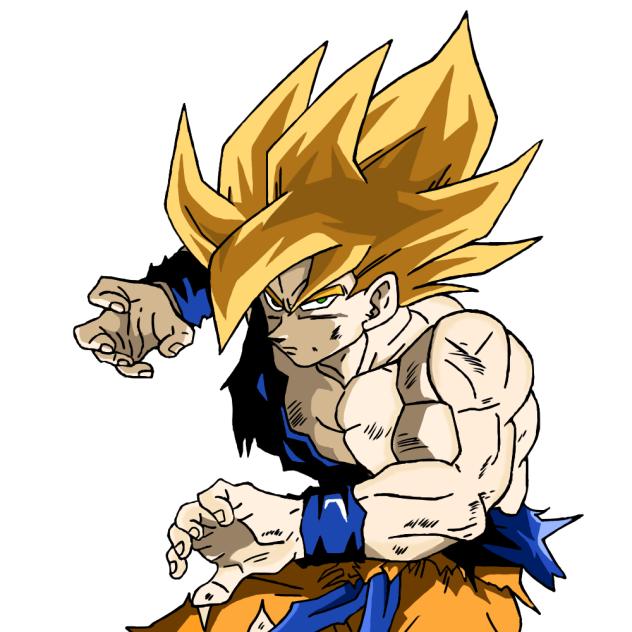 ドラゴンボール　孫悟空　超サイヤ人（フリーザ戦）